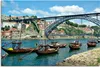 ARTland Leinwandbild Panorama Porto Eiffelbrücke und Douro Produktbild-Vorschau 1