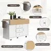 Flieks chariot de service extensible îlot de cuisine avec Voir les images du produit 6
