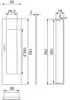Marchesi Schiebetürmuschel eckig 155 x 45 x 2 mm Edelstahl Produktbild-Vorschau 4