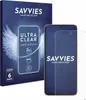 A product box and a screen protector on a phone. Produktbild-Vorschau