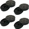 Four sets of activated carbon filters for a range hood, arranged in a grid. Produktbild-Vorschau