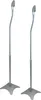 2x Lautsprecherständer 68-110 CM Boxenständer Silber Neu Produktbild-Vorschau 1