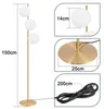 ZMH Vloerlamp Goud, 3 armen, modern, staande lamp, E27, Productafbeelding-voorbeeld 6