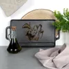 Dvojitá grilovacia platňa z liatiny na rúru, gril a sporák Náhľad obrázku produktu 5
