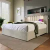 Polsterbett Doppelbett Leselicht mit Ladefunktion Kopfteil Produktbild-Vorschau 4