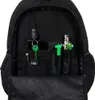 Schwarzer großer Schulrucksack mit mehreren Fächern Produktbild-Vorschau 19