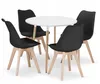 Set da pranzo 1+4, tavolo KAMI 80x80 bianco + sedia BALI Anteprima dell’immagine prodotto 1