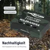 A box of ANSMANN batteries with a camouflage pattern, set against a forest background. The image also includes sustainability icons and text. Anteprima dell’immagine prodotto