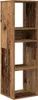 Libreria effetto legno antico 34x31x112 cm materiale a base Anteprima dell’immagine prodotto 1