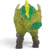 Rear view of a green and yellow toy dinosaur. Náhľad obrázku produktu