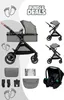 Kinderkraft Poussette 3en1 Esme / Poussette combinée, Voir les images du produit 2