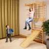 JOIEYOU Sprossenwand Indoor Gym Holz Klettergerüst, Produktbild-Vorschau 4