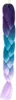 Kunsthaarzöpfe Ombre Blau/Fio W10342 Produktbild-Vorschau 2