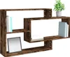 vidaXL Nástěnná police Smoked Oak 104x20x58,5 cm výrobek ze Náhled obrázku produktu 5