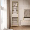 Vitrine AURORA KASZMIR mit LED-Beleuchtung und gerade Beine Produktbild-Vorschau 3