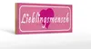Holzschild Spruch 27x10cm Lieblingsmensch Herz Produktbild-Vorschau 1