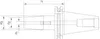 Haimer Schrumpffutter DIN69871 Schaft SK40 8,0x80mm Produktbild-Vorschau 3