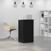 vidaXL Scrivania per reception nera 55x50x103,5 cm Anteprima dell’immagine prodotto 3