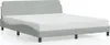 VidaXL 373232, Grau, 185 cm, 2,18 m, 74,5 cm, 1800 x 2000 Produktbild-Vorschau 1