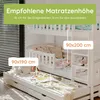 Hochbett 90x200 Etagenbett Kinderbett Jugendbett Stockbett Produktbild-Vorschau 20