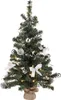 A decorated Christmas tree on a white background. Produktbild-Vorschau
