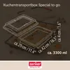 Zenker Blechkuchen-Container to go, Backblech mit Produktbild-Vorschau 2