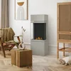 Noble Flame LASSO [geschlossener Ethanolkamin]: Seidengrau Produktbild-Vorschau 3