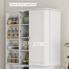 HOMCOM Armoire de cuisine buffet cuisine vaisselier meuble Voir les images du produit 7