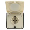 220V Aussensteckdose Vorzeltsteckdose Einbausteckdose IP44 Produktbild-Vorschau 2
