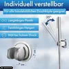 Chromovaný držák ruční sprchy – nevyžaduje průchod trubkou Náhled obrázku produktu 2