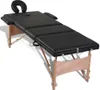 vidaXL Massageliege Klappbar 3-Zonen mit Holzgestell Produktbild-Vorschau 4