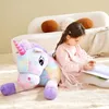 Peluche licorne géante, 110 cm, très douce et moelleuse, Voir les images du produit 6