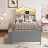 Letto per bambini Flieks 90x200cm con 4 cassetti, divano Anteprima dell’immagine prodotto 4