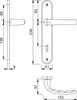 Langschildgarnitur Tôkyô M1710RH/265 MS F71 OB 72mm DIN L/R Produktbild-Vorschau 7