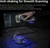 A 3D scanner is being used to scan a mechanical part, with a laptop displaying the scanning process in the background. Náhled obrázku produktu