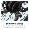 E-Bike Cityrad 250W 44N·m 468Wh 110km 13Ah 27,8kg Shimano Produktbild-Vorschau 6