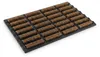 Zerbino Relaxdays con setole, 60x40 cm, in gomma e fibra di Anteprima dell’immagine prodotto 8