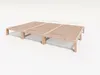 Gigapur G56 Massivholz-Bett 280x200 cm – Kiefer Natur Produktbild-Vorschau 2