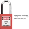 Zestaw lockout tagout z klamrą bezpieczeństwa, kłódką, Podgląd zdjęcia produktu 2