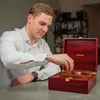 Aufbewahrungsbox aus Holz und 3 Glasbehälter für Produktbild-Vorschau 2