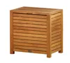 Wäschebox Holz Vito klein Wäschetruhe Massivholz Teak Produktbild-Vorschau 1