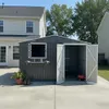 Abri de jardin métallique de 7,19 m² avec toit en pente, Voir les images du produit 3