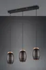 Suspension BIDAR noire 3xE27x28W en métal, dimensions : Voir les images du produit 3