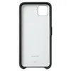 The back of a black Google Pixel 4 XL fabric case is shown against a white background. The case has a cutout for the camera and text indicating it is for a Google Pixel 4. Náhled obrázku produktu