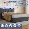 STILVORA Polsterbett 140x200cm Jugendbett Mit USB-Anschluss Produktbild-Vorschau 4