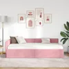vidaXL Struttura letto ad angolo con testiera rosa 90 cm x Anteprima dell’immagine prodotto 3