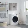 vidaXL Szafka ścienna Szara Sonoma 60x31x60 cm Materiał Podgląd zdjęcia produktu 2