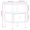 vidaXL Nachttisch Braun Eichen-Optik 34x36x50 cm Produktbild-Vorschau 8