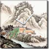 Coloray Uhr auf Leinwand 30x30 cm Wand Uhr Dekoration Produktbild-Vorschau 1