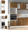 vidaXL Skříňka do mikrovlnné trouby Lyon kouřový dub Náhled obrázku produktu 2